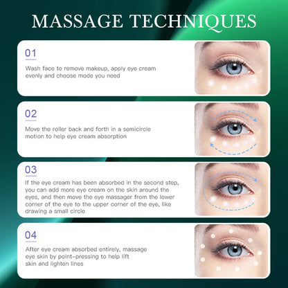 Eye Massage Device Microcurrent Skin Firming Anti Aging