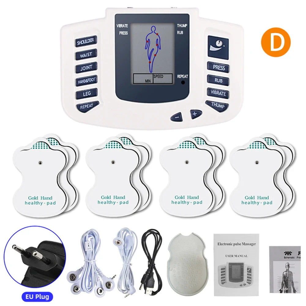EMS Tens Electro Muscle Stimulator 8 Modes Pulse Massager