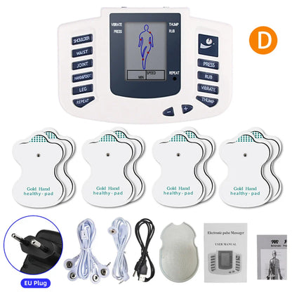 EMS Tens Electro Muscle Stimulator 8 Modes Pulse Massager
