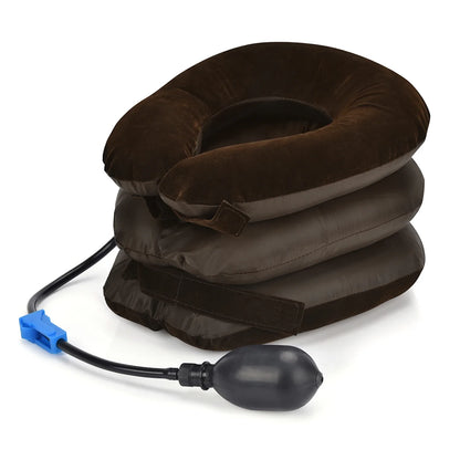 Inflatable Neck Traction Pillow Device