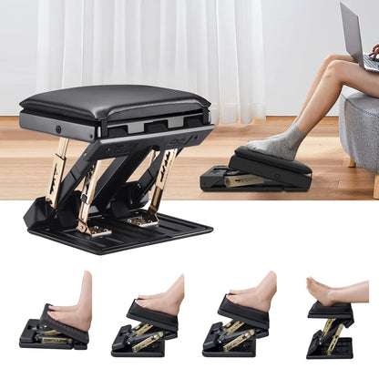 Adjustable Desk Footrest Cushioned Massage Anti Slip