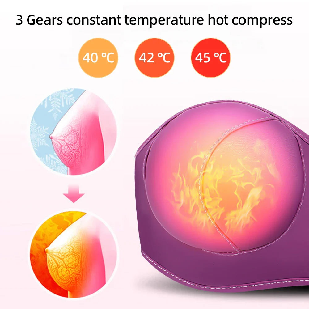 Electric Breast Enlargement Massager - 3 Gear Vibration