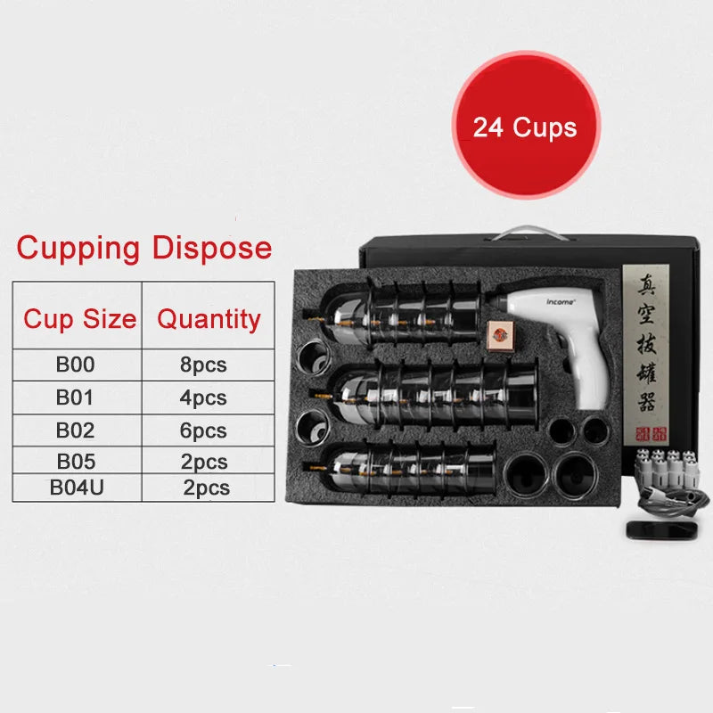 Electric Cupping Set – Vacuum Therapy Massage for Body