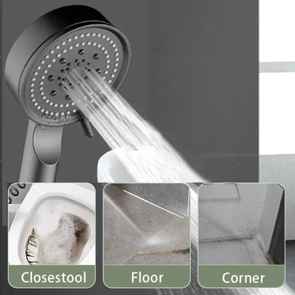 5 Modes Water Saving Shower Head Adjustable High Pressure Sprayer Shower Water Massage Shower Head For Bathroom