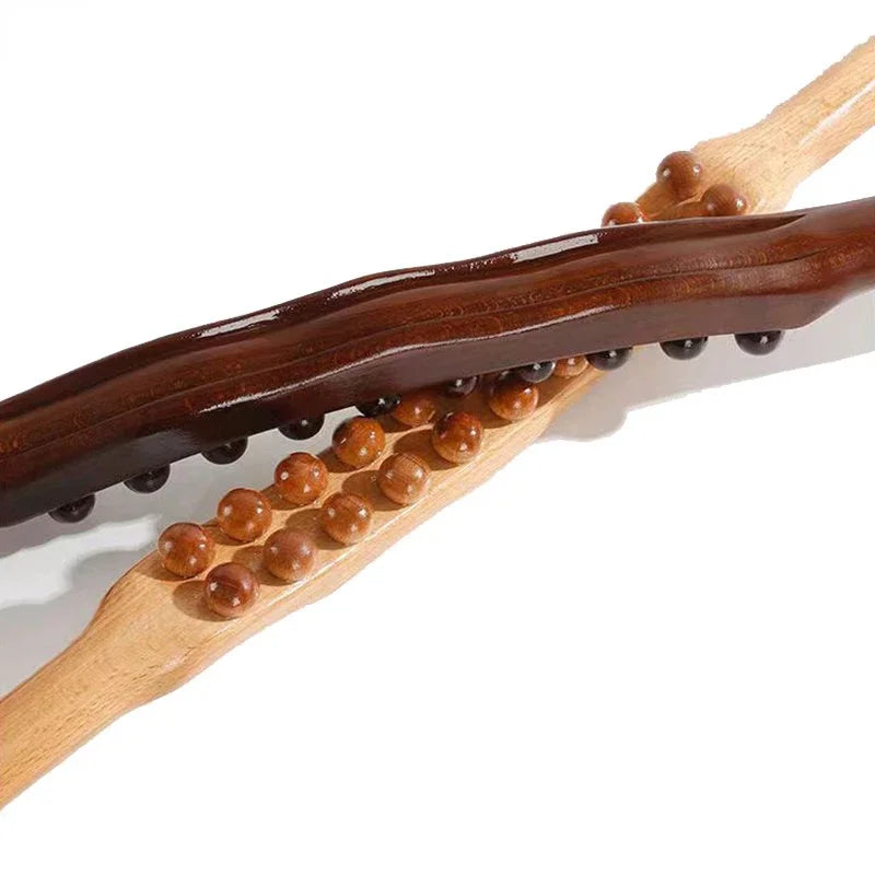 Beech Gua Sha Massage Bar For Full Body Rolling Meridian