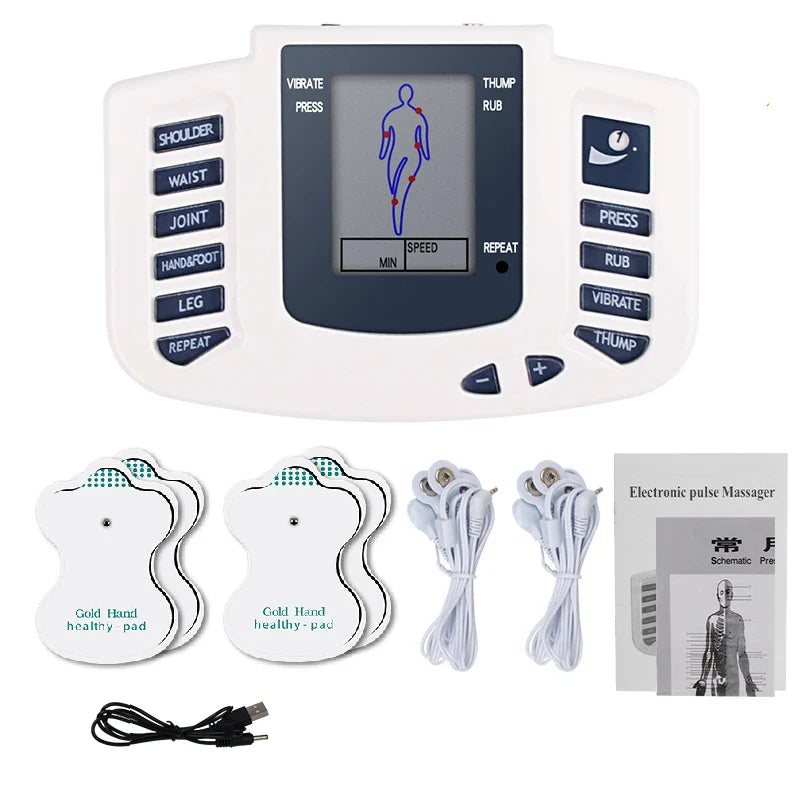Electrostimulator Physiotherapy TENS EMS Massager with 12 Modes for Body