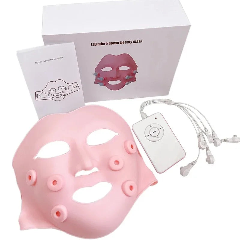 New 3D Silicone LED Facial Mask – Red Light Massager