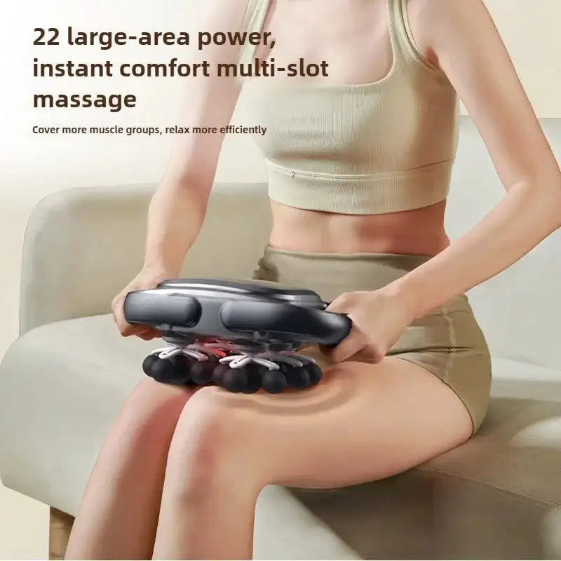 JAIYORL 22 Heads Massage Gun Wireless Deep Tissue Massager