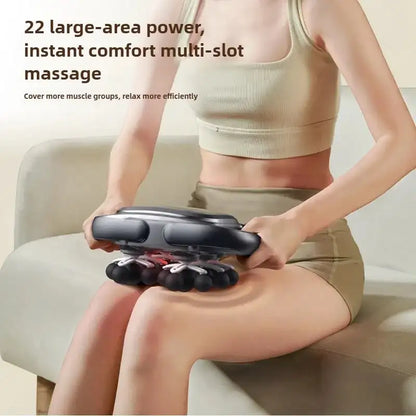 JAIYORL 22 Heads Massage Gun Wireless Deep Tissue Massager