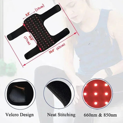 Infrared LED Therapy Belt Waist Massager For Pain Relief