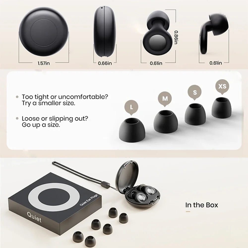 Silicone Noise Reduction Ear Plugs