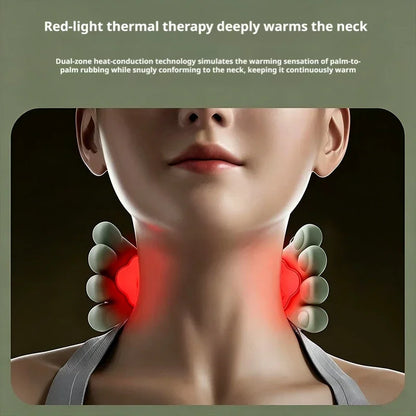 Wireless Neck and Shoulder Massager with Kneading Shiatsu Brushless Motor