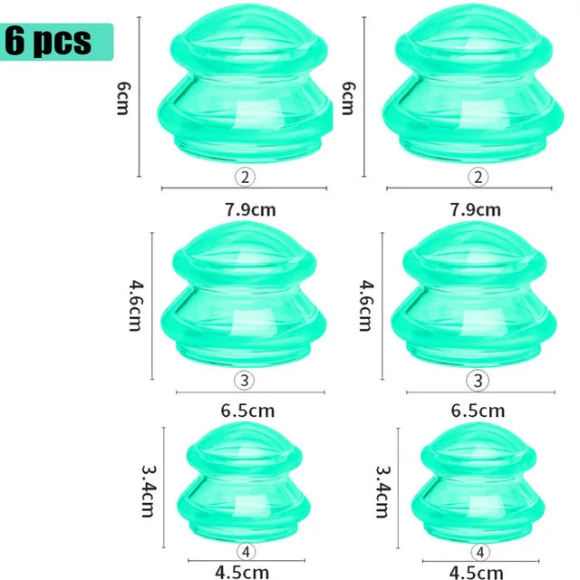 Silicone Massage Cups – Deep Tissue Relaxation Therapy