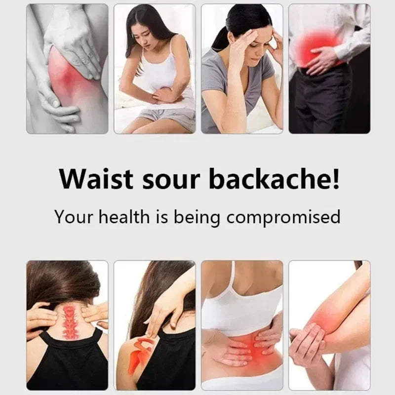 Terahertz Wave Light Therapy Massage Device for Waist Pain Relief