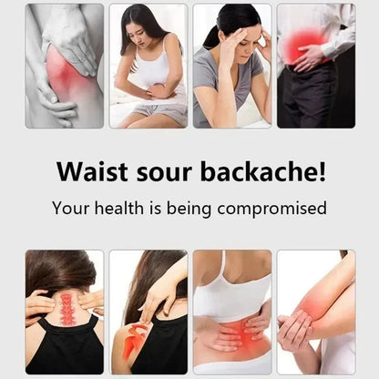 Terahertz Wave Light Therapy Massage Device for Waist Pain Relief