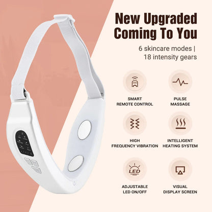 Microcurrent Facial Lifting EMS Massager With LED Therapy