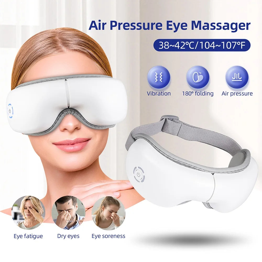 Air Pressure Vibration Eye Massager – Effective Eye Fatigue Relief
