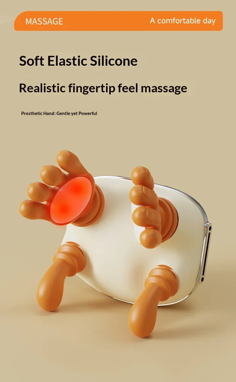 Smart Massager For Neck, Shoulders, Back, Hands, And Legs - Quiet Brushless Motor, Long Battery Life