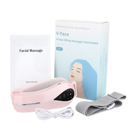 Face Lifting EMS Massager With LED Photon Therapy For VLine
