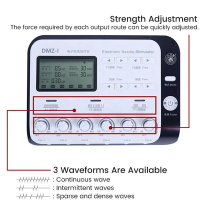 TENS Acupuncture And Moxibustion Massager – Six Way Output