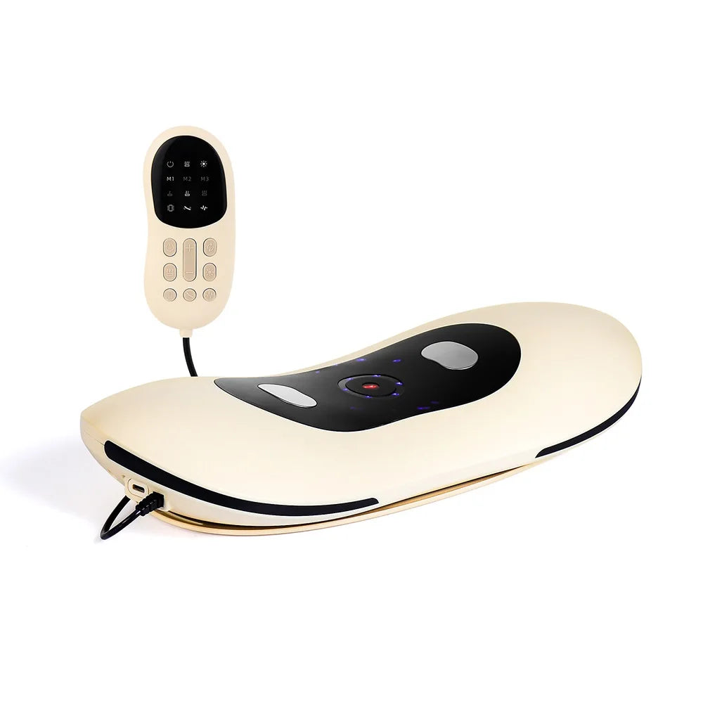 Electric Lumbar Traction Massager – Adjustable Vibration for Ultimate Back Support
