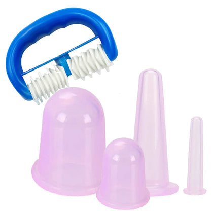 Silicone Facial Massage Cupping Set – Vacuum Massage Therapy