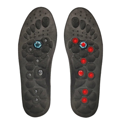 Massage Magnetic Insoles Shock Absorbing Gel Orthopedic