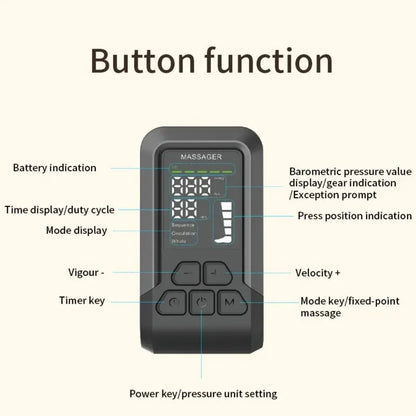 Foot Air Pressure Leg Massager for Blood Circulation and Muscle Relaxation