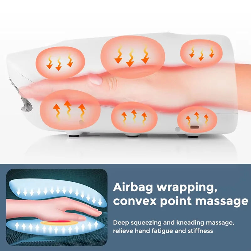 High-End Hand Massager – Deep Kneading Heating Care