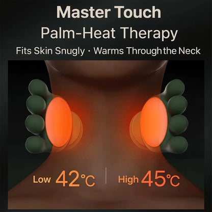 Smart Massager For Neck, Shoulders, Back, Hands, And Legs - Quiet Brushless Motor, Long Battery Life