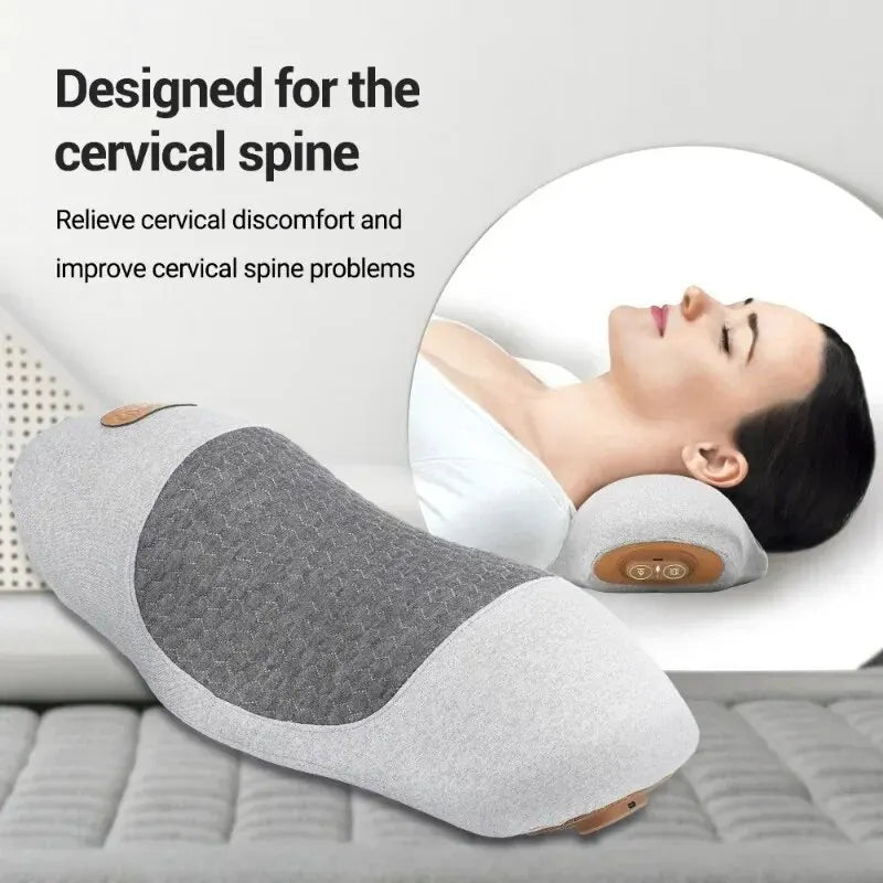 Electric Heating Massage Pillow Cervical Shiatsu Massager