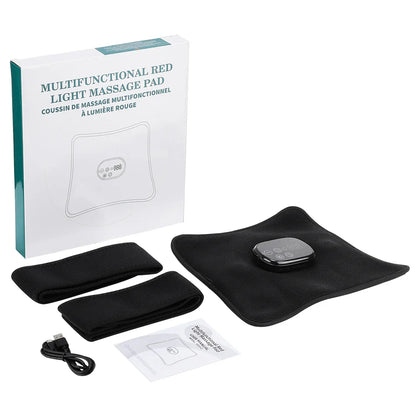 LED Red Light Therapy Pad Massager for Body, 660nm-850nm, Cordless