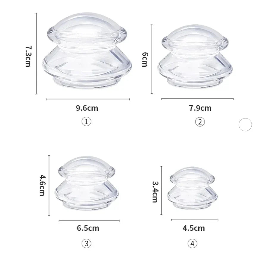 Silicone Massage Cups – Deep Tissue Relaxation Therapy