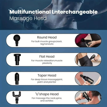 Fascial Massage Gun – Deep Tissue Relief with LED Touch Screen
