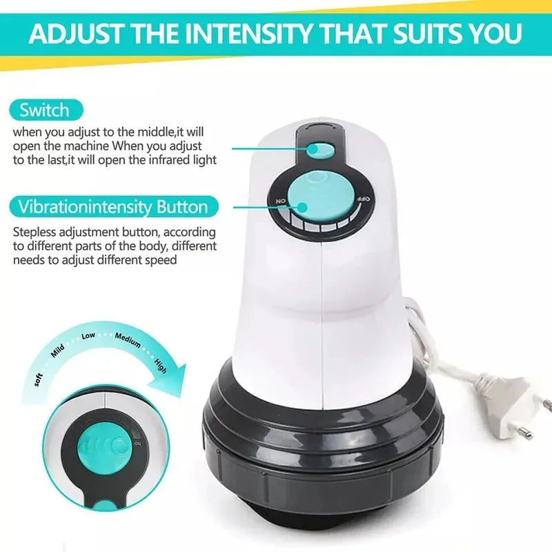 Infrared Handheld Slimming Massager for Body Contouring and Anti Cellulite