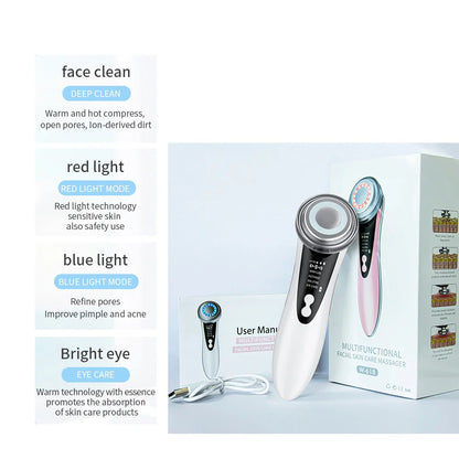 7 In 1 Face Massager Red Light Therapy – Skin Rejuvenation