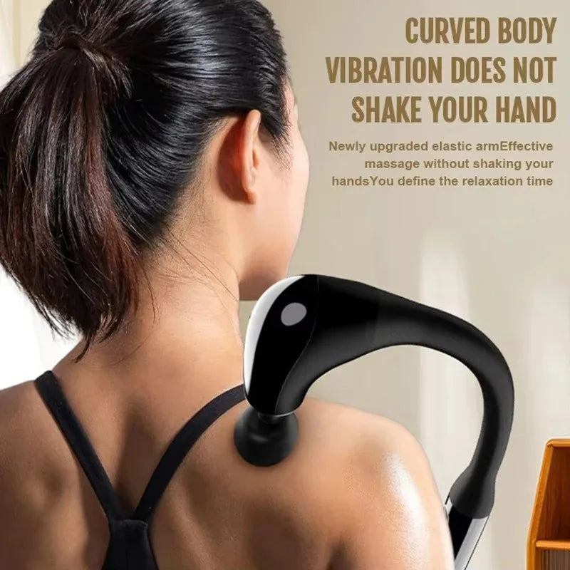 Fascia Gun Portable Deep Tissue Massage - Extended Handle