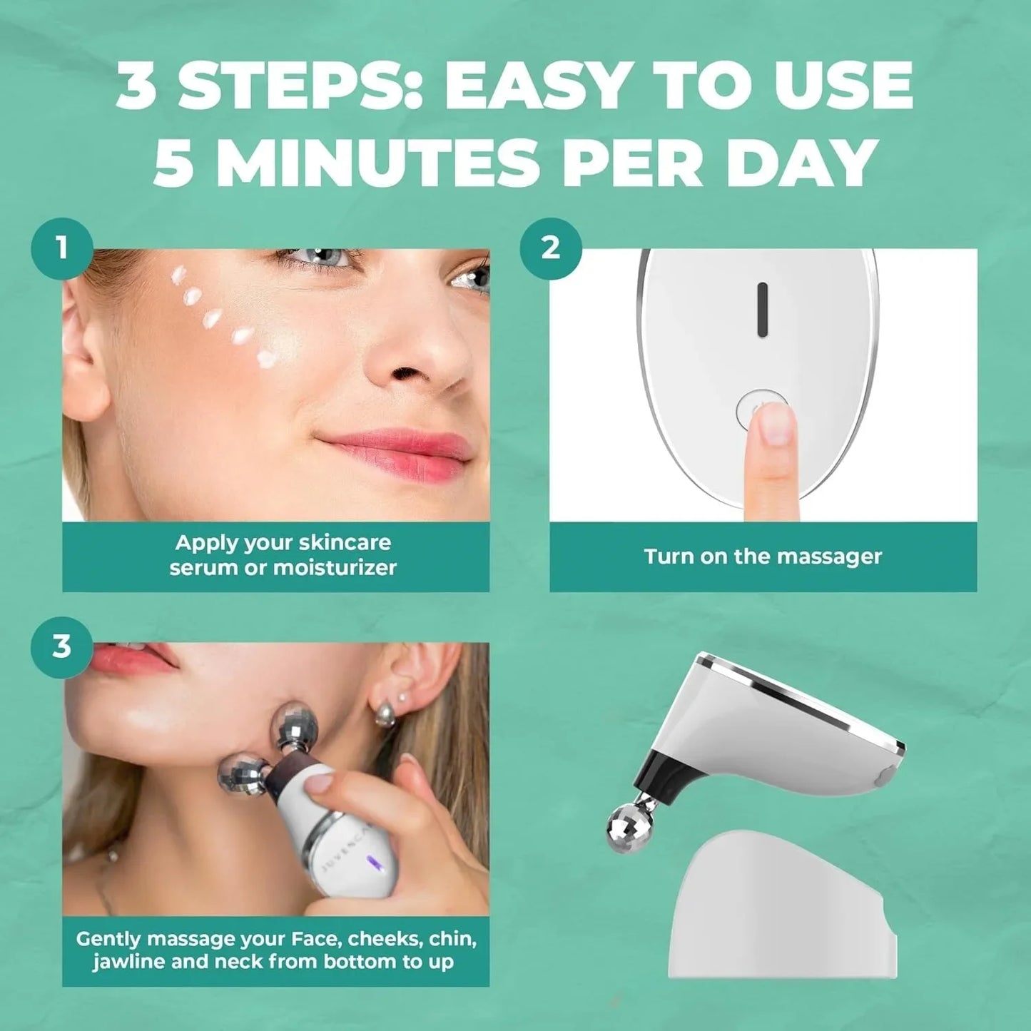 Microcurrent Facial Roller