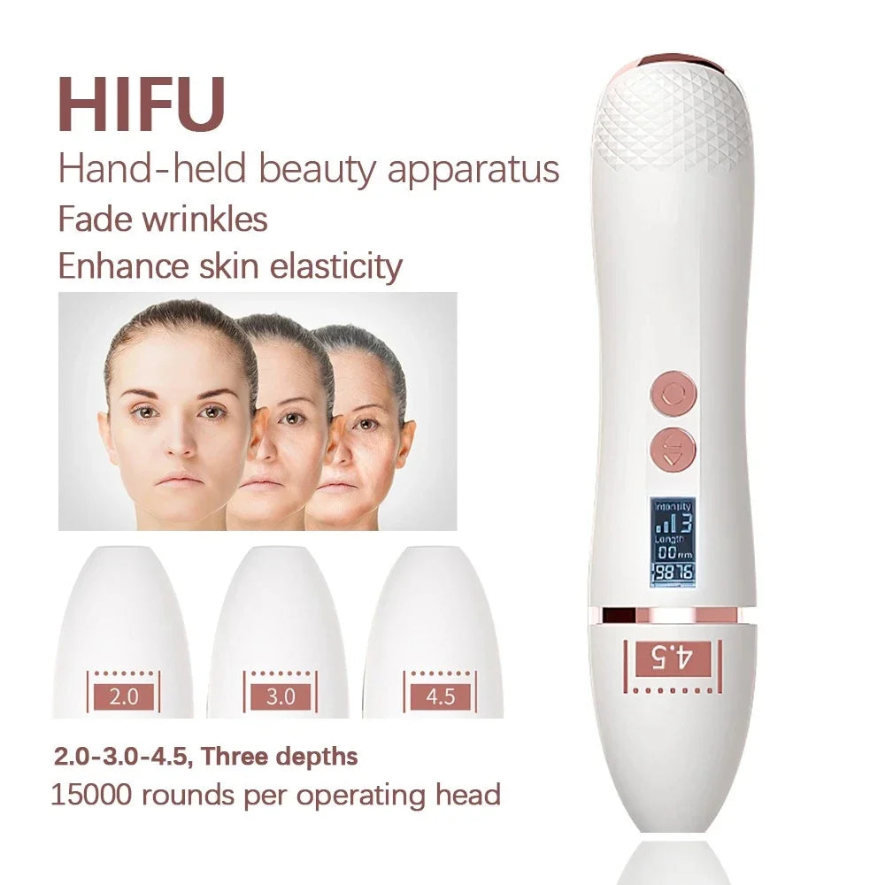 7D Ultrasonic Handheld Face Lifting Massager For Anti Aging And Skin Tightening