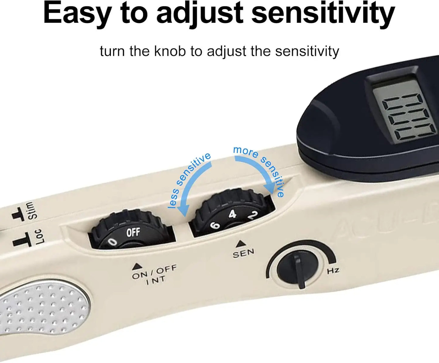 Rechargeable Electronic Acupuncture Pen with 3 Massage Heads, Meridian Finder