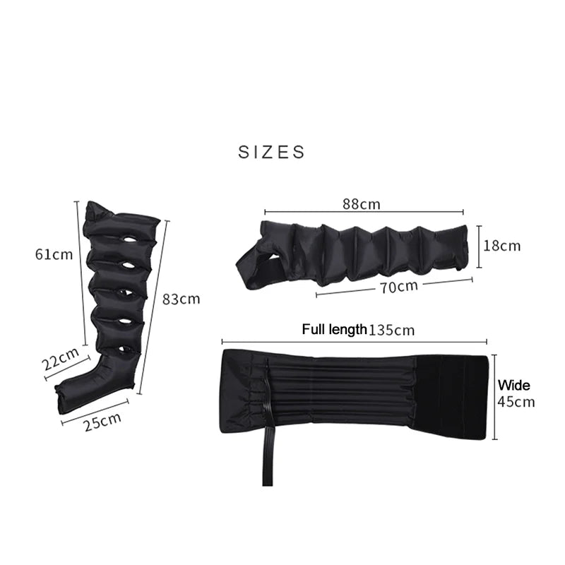 6 Airbag Leg Massager – Separate Accessory Without Host