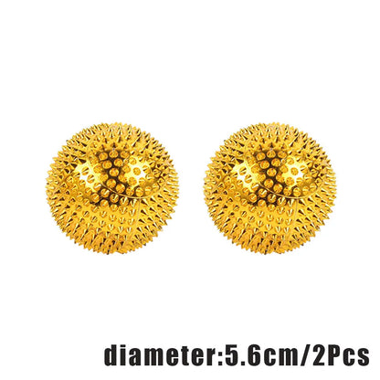 2pc Hand Magnetic Spiky Massage Ball Palm Acupressure