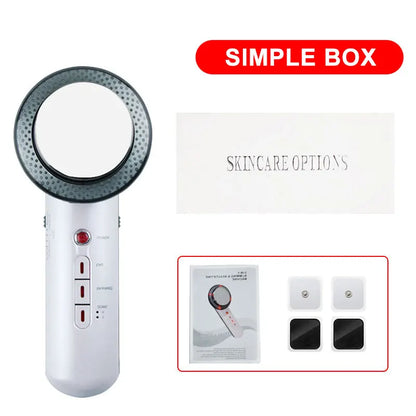 Ultrasound Cavitation EMS Face and Body Slimming Massager, Fat Burner