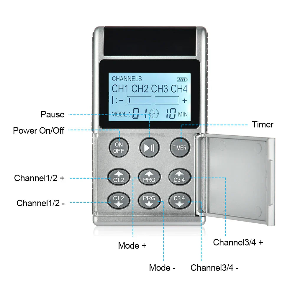 15 Modes EMS Electric Muscle Stimulator – Full Body Massager