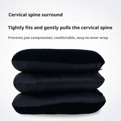 Portable Inflatable Neck Massager with U-Shaped Cervical Pillow for Therapy