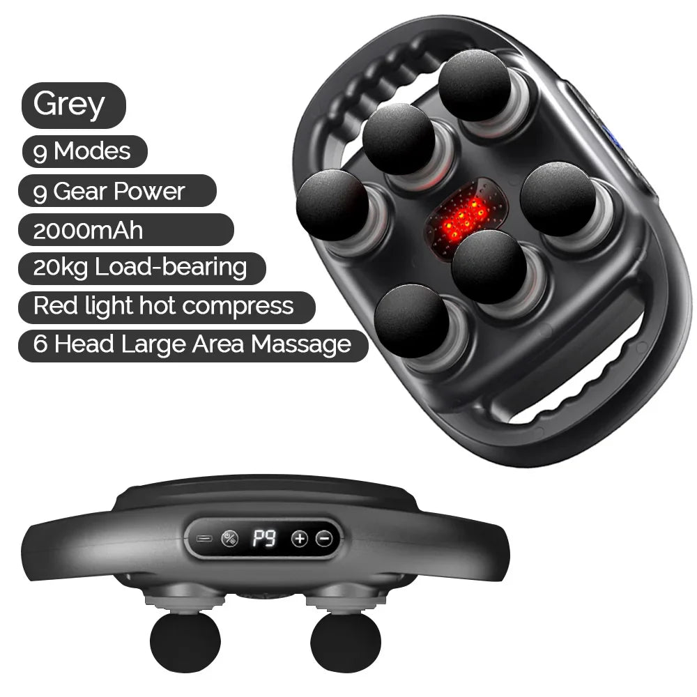 Wireless Fascia Gun with High Frequency Vibration, Deep Tissue Massage
