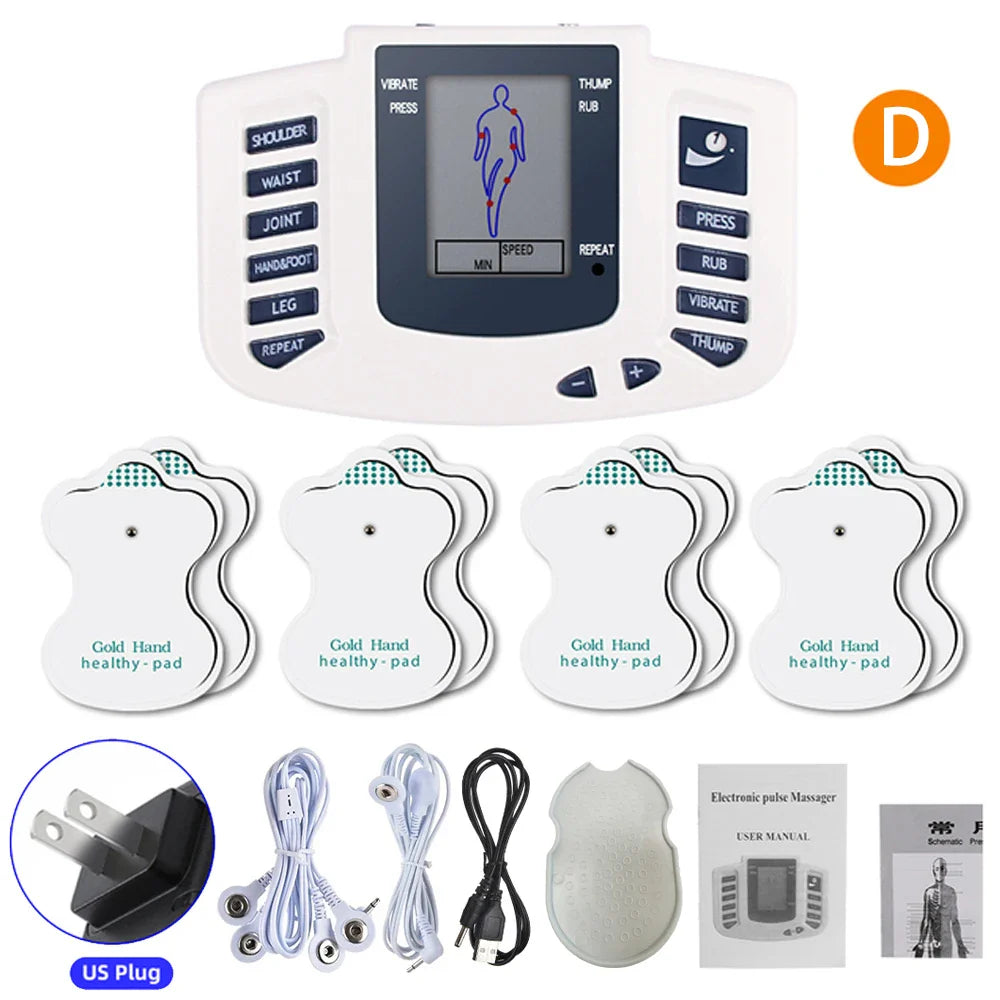 EMS Tens Electro Muscle Stimulator 8 Modes Pulse Massager