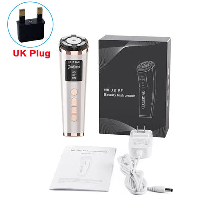 Hifu Face Lifting Machine for Anti-Aging, EMS Facial Microcurrent Massager