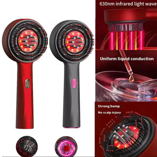 3 Modes Electric Vibration Massage Comb for Hair Growth &