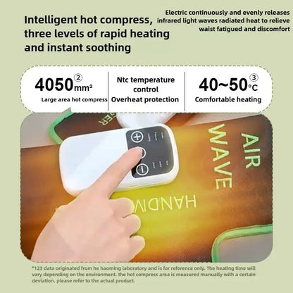 Air Wave Massager Constant Temperature Kneading Wireless